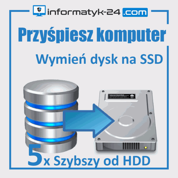 wymiana dysku na ssd