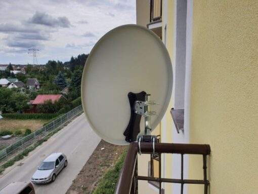 ustawianie anten montaż na balkonie siedlce